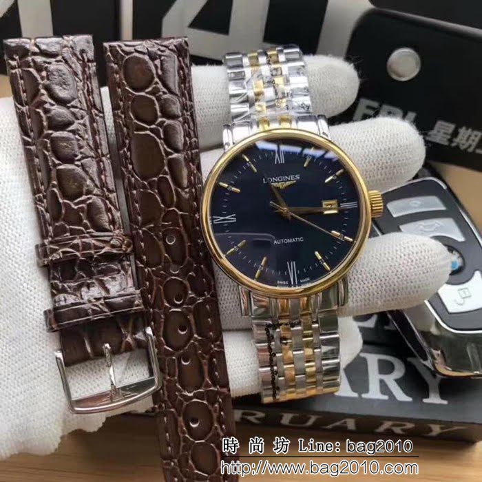LONGINES浪琴 2018最新款 博雅系列時尚男士腕表 WSS1301